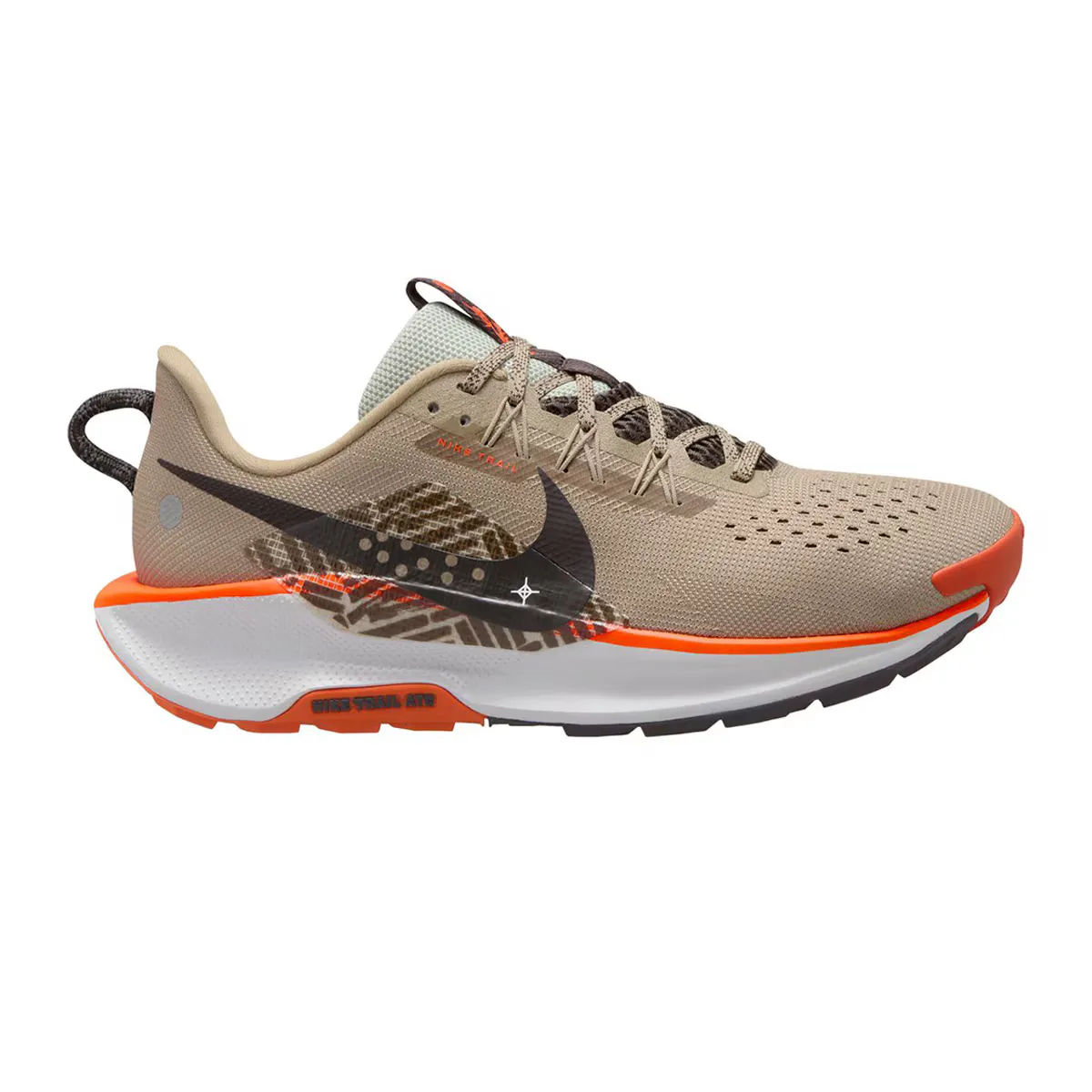 

Кроссовки для бега по пересеченной местности Nike Reactx Pegasus Trail 5 для мужчин, бежевый