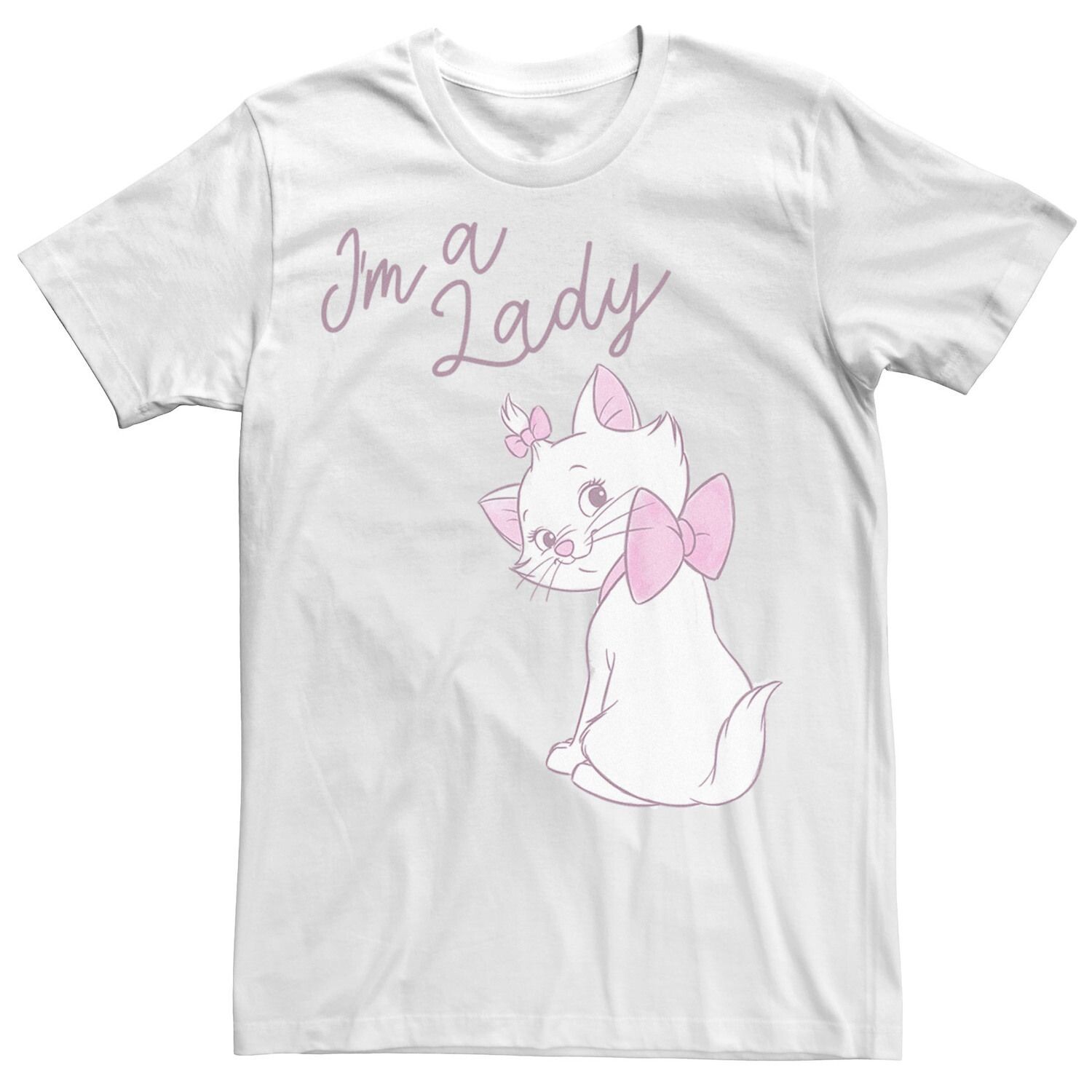 

Мужская футболка Disney Aristocats Kitten Marie I’m A Lady Licensed Character