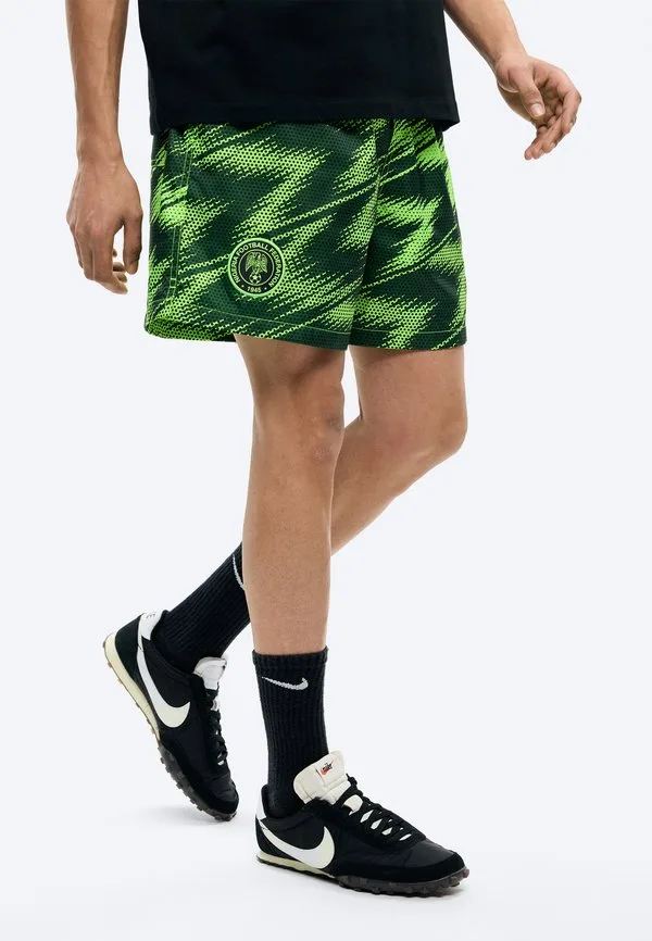 Клубная форма nff, короткие шорты, форма национальной сборной Nike Performance, Electric Green/Pro Green