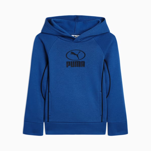 

Детская флисовая толстовка с капюшоном Sport Pack Puma, синий