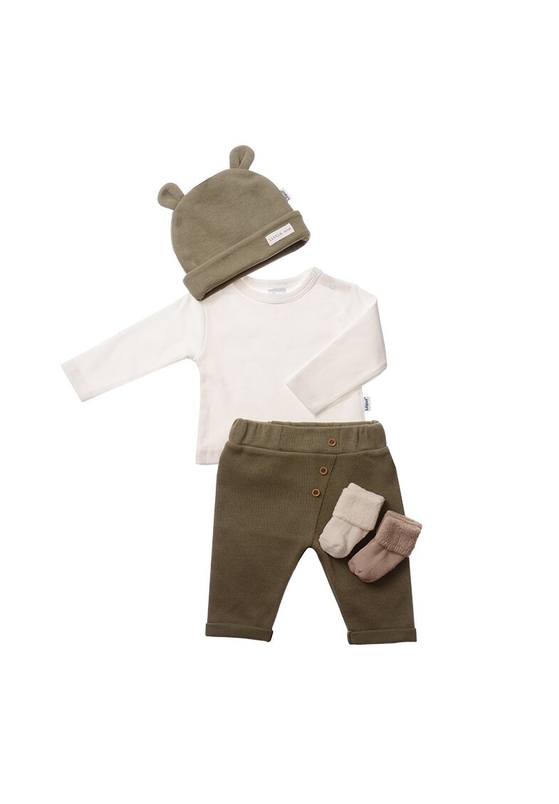 

Шапка ERSTAUSSTATTUNGS-SET 5-TLG. Liliput, цвет olive