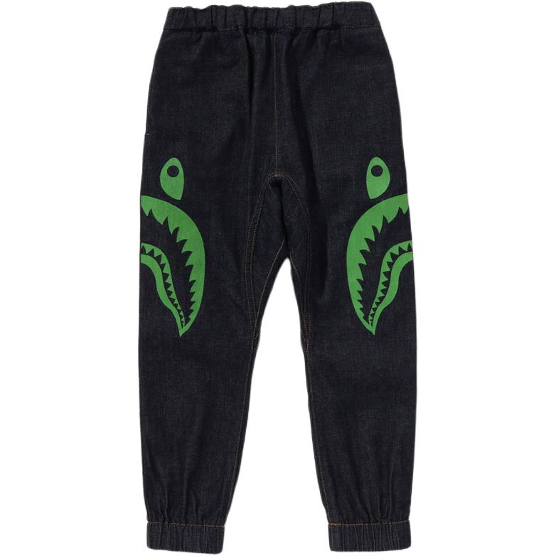 

Детские джинсы Moderate A BATHING APE, черный зеленый