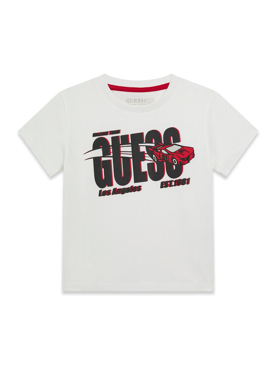 Футболка regular fit N6RI00 K8HM4 Guess, белый