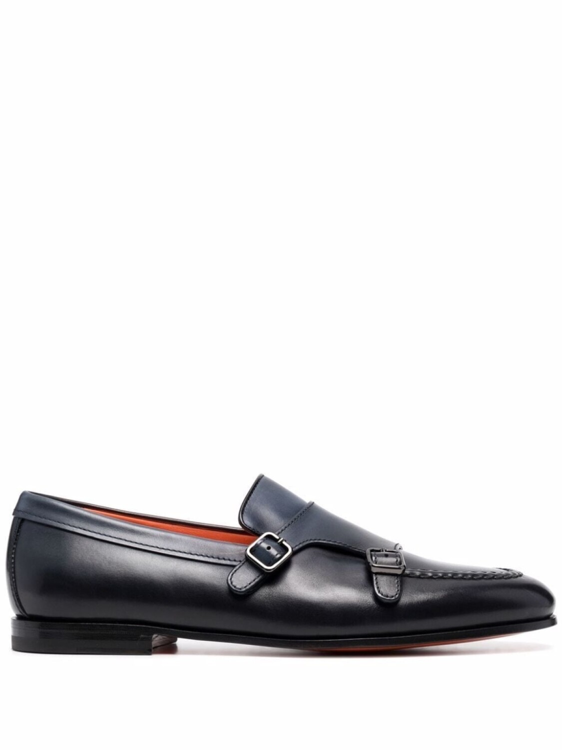 

Santoni туфли монки, черный
