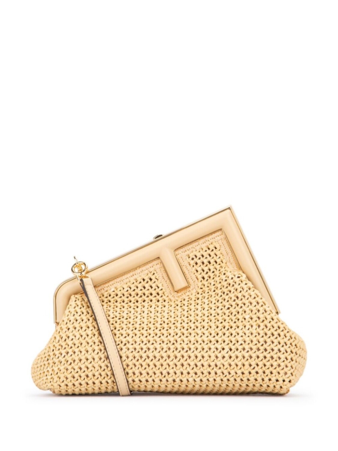 

Клатч Fendi First Macrame, нейтральный цвет