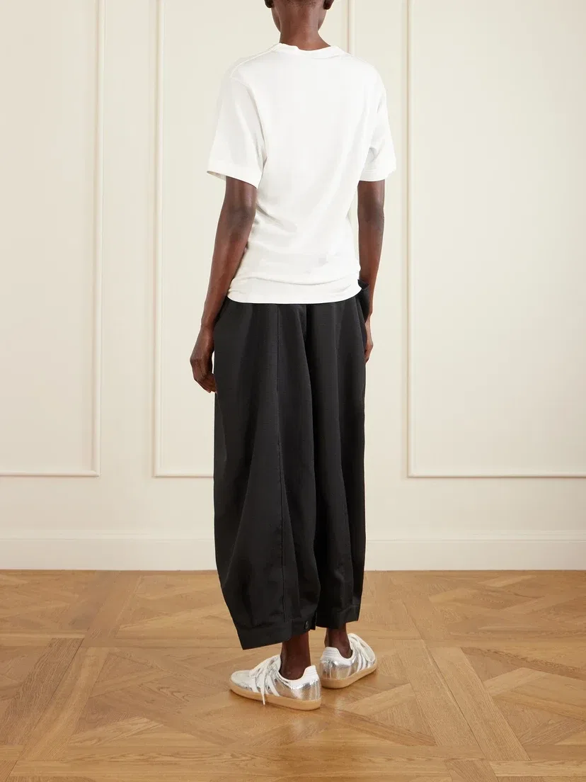 Футболка из хлопкового трикотажа с принтом + Y-3 adidas Originals, белый — фото 4
