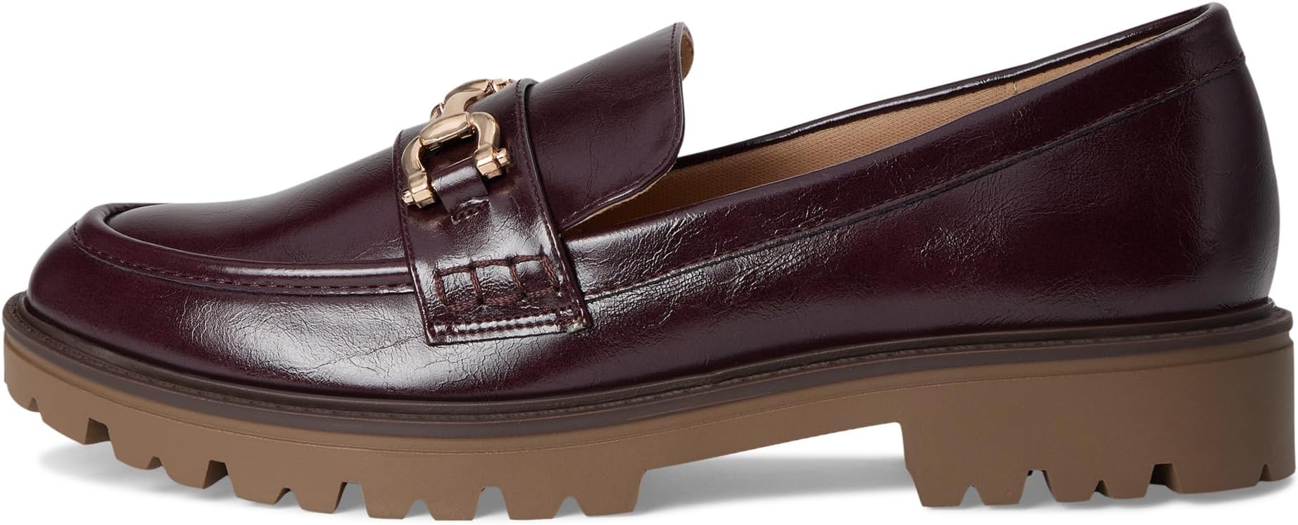 Лоферы Journee Collection Women's Jessamey, Patent/Oxblood — фото 4