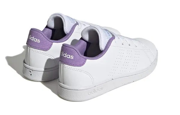 Кроссовки (PS) Adidas Tennis Advantage Lifestyle Court 'White Violet Fusion', белый — фото 3