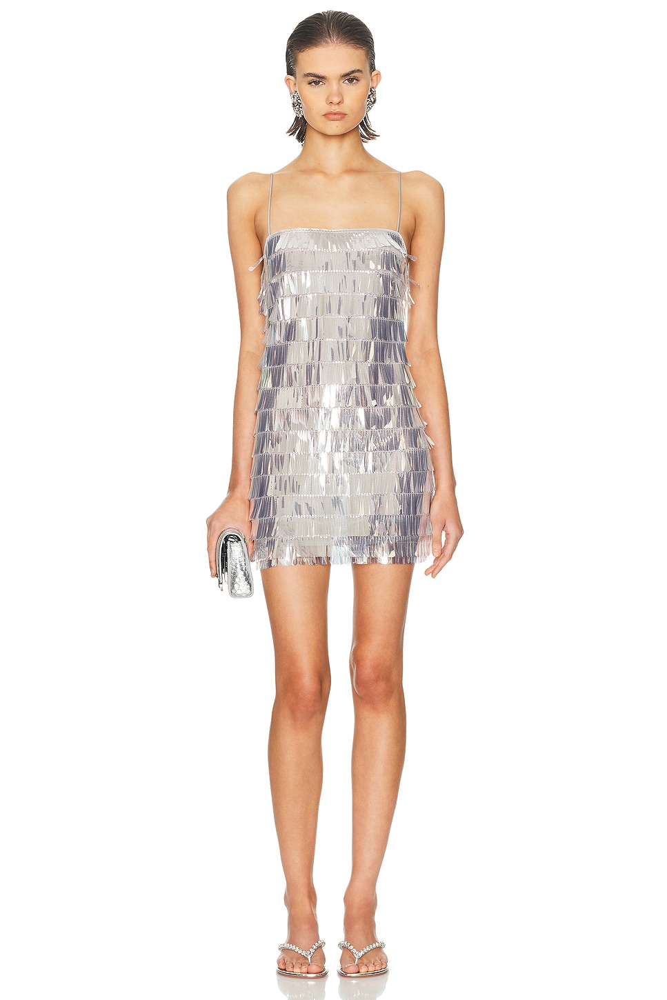 

Платье с пайетками Amalie Retrofete, Silver Cloud