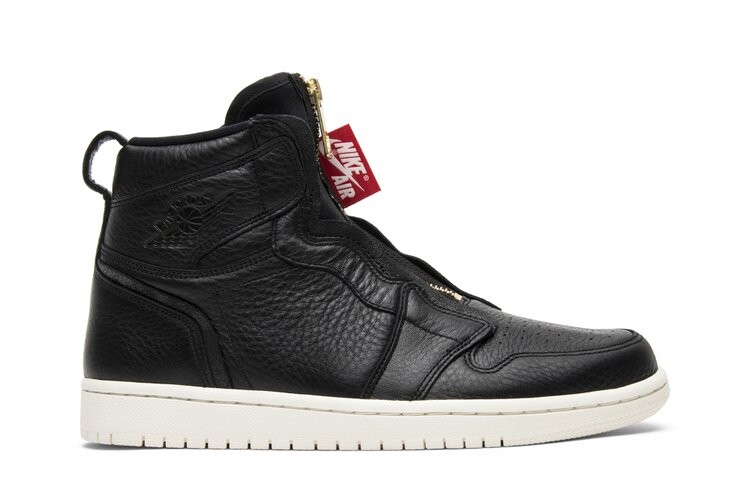 

Кроссовки Air Jordan Wmns Air Jordan 1 Retro High Zip 'Black', черный
