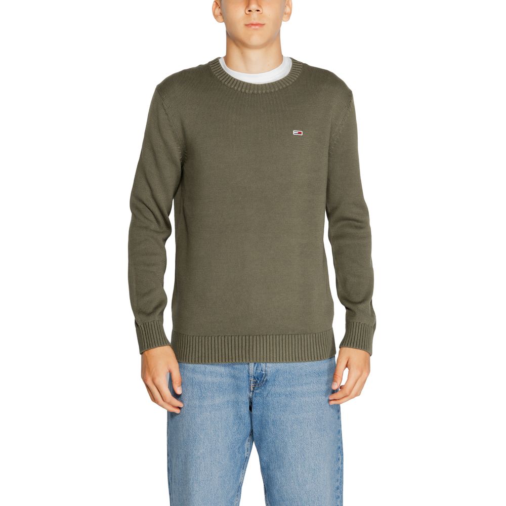

Зеленый свитер из органического хлопка Tommy Jeans
