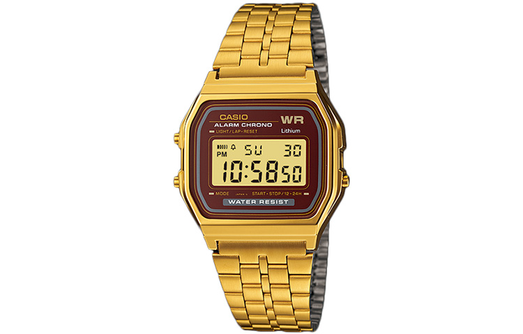 

CASIO Часы YOUTH Collection Metal Small Block Quartz Movement Watch Women's Watch Gold Dial