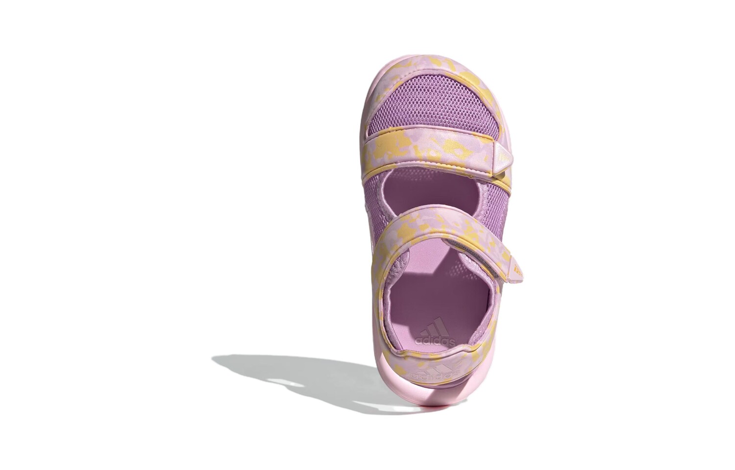 Сандалии Comfort Детские сандалии PS Pale Pink/фиолетовый/желтый Adidas, розовый/фиолетовый/желтый — фото 3