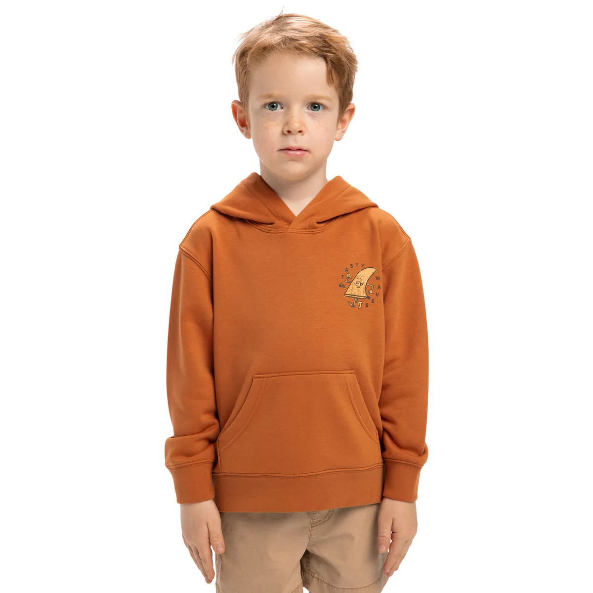 

Детская толстовка Quiksilver Rainmaker, коричневый