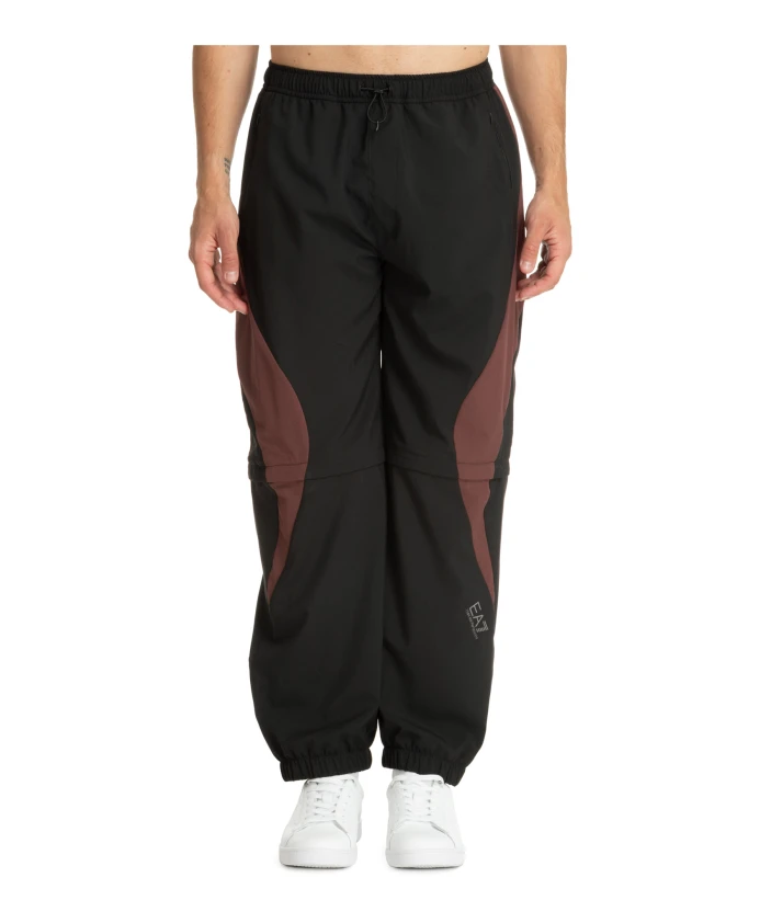 

Регулируемые спортивные штаны с эластичным поясом. Emporio Armani Ea7, черный