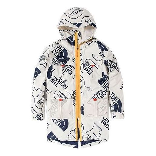 

Куртка x brain dead 76 oversized mountain parka jacket 'white' The North Face, белый