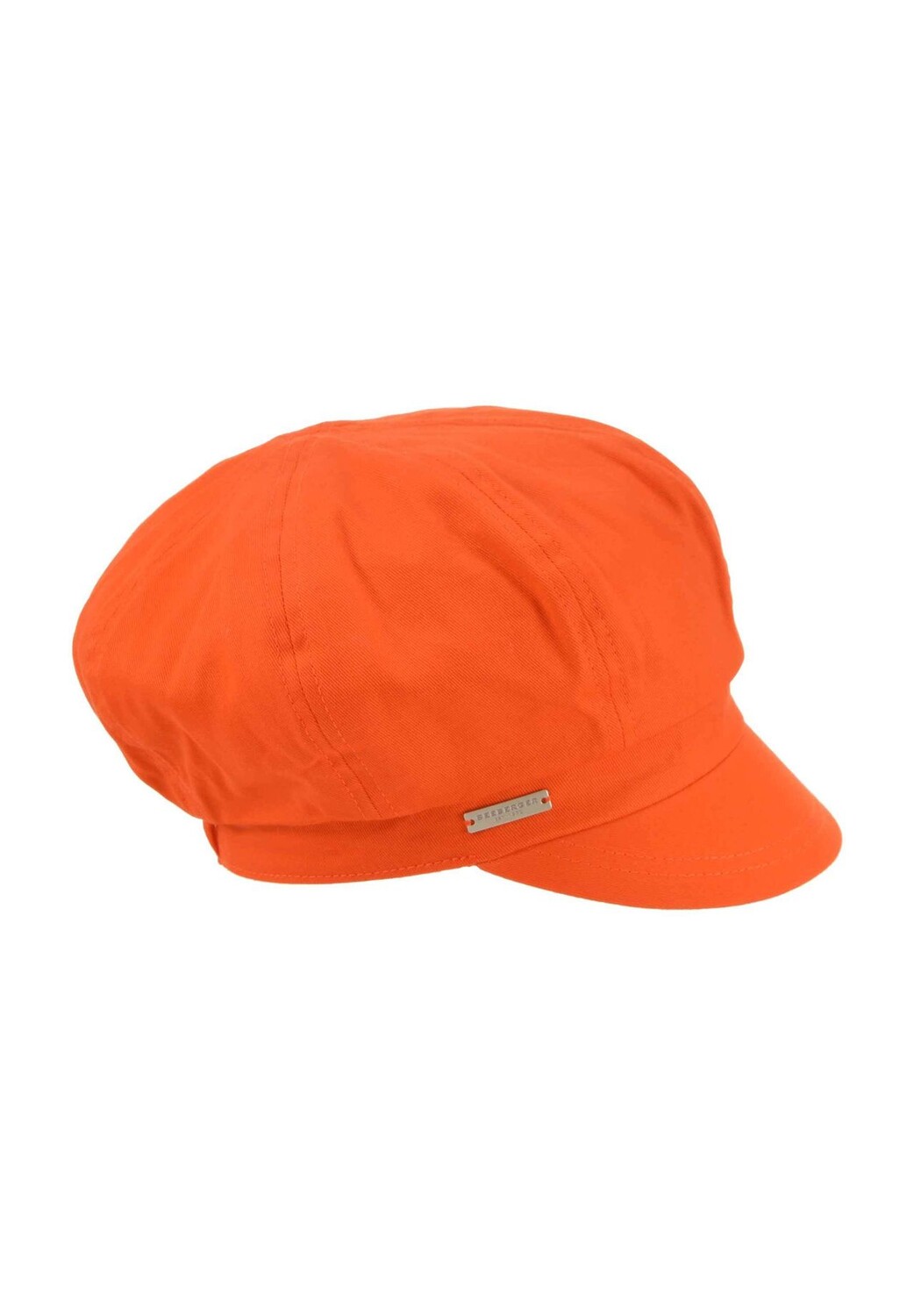 

Кепка Newsboy из хлопковой ткани 54961-0 SEEBERGER, цвет Orange One Size