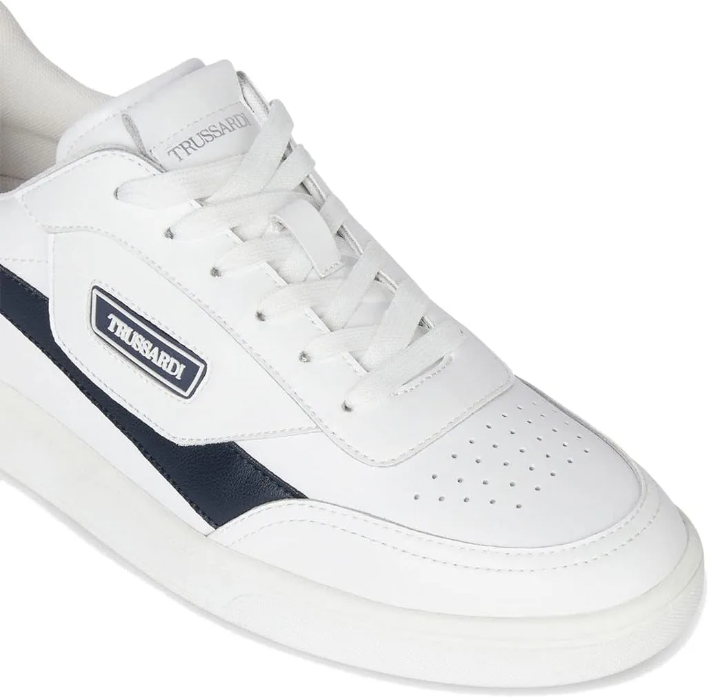 Мужские кроссовки Trussardi 77A00417, кожаные, синие или красные, повседневная удобная обувь, подходят для всех случаев, весна-лето 2022 — фото 2