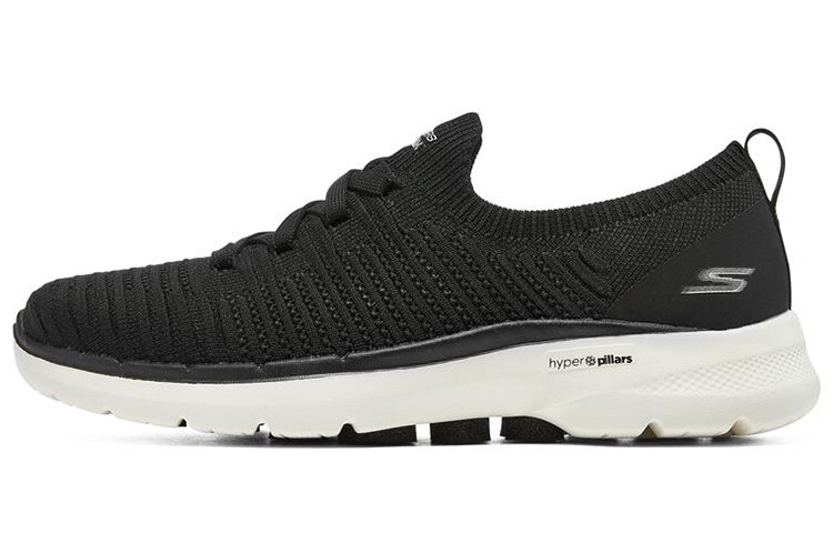 

Кроссовки для бега Go Walk 6 женские с низким верхом, черные Skechers