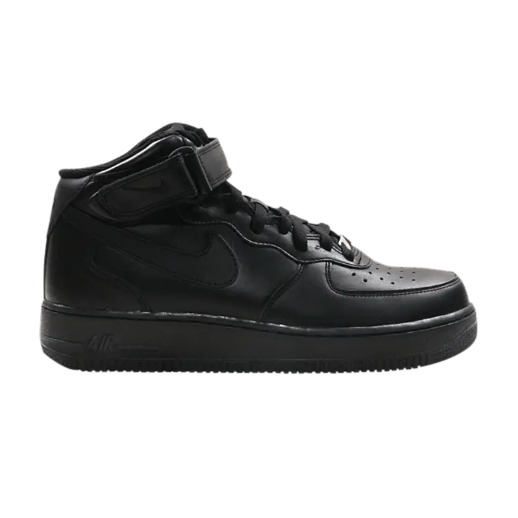 

Кроссовки Nike Air Force 1 Mid '07 'Black Smoke', черный