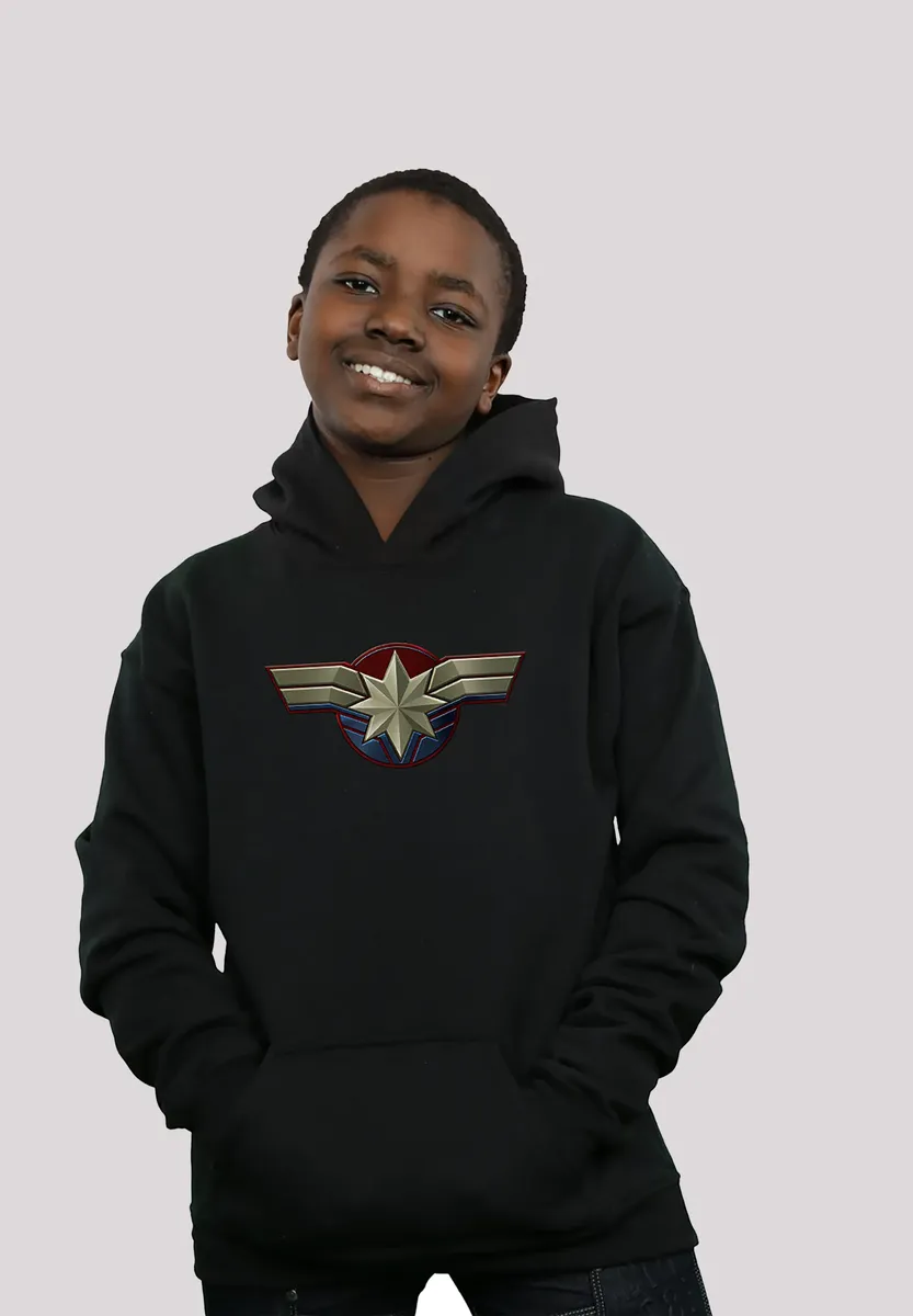 

Толстовка F4NT4STIC "Marvel Captain Marvel Chest Emblem", принт, черный