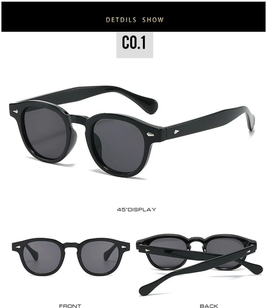 

Модные солнцезащитные очки для женщин, овальные, темно-зеленые, в стиле ретро с заклепками, мужские солнцезащитные очки UV400 в стиле панк SKFGNX, Black Blue