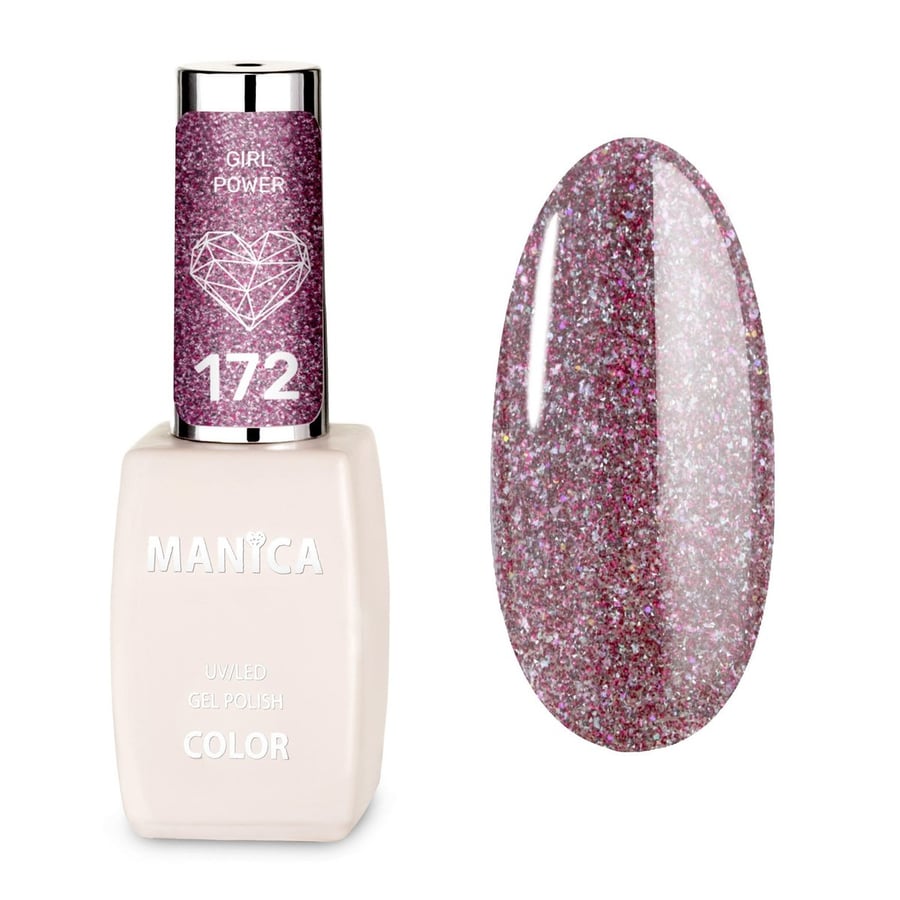 

Гибридный лак для ногтей Manica LED/UV 10 мл - Girl Power - 172