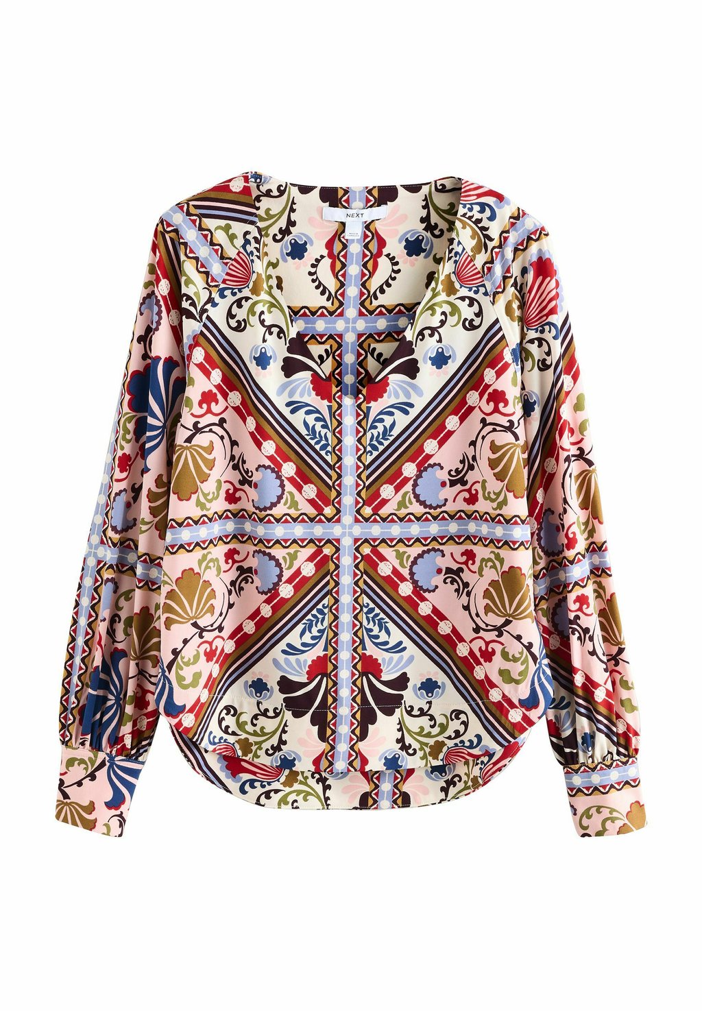 

Блуза LONG SLEEVE V-NECK Next, розовый