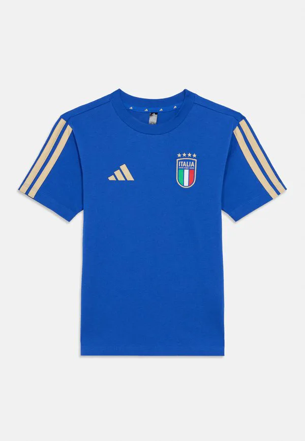 Figc италия детская футболка унисекс спортивная футболка Adidas Performance, Bold Blue