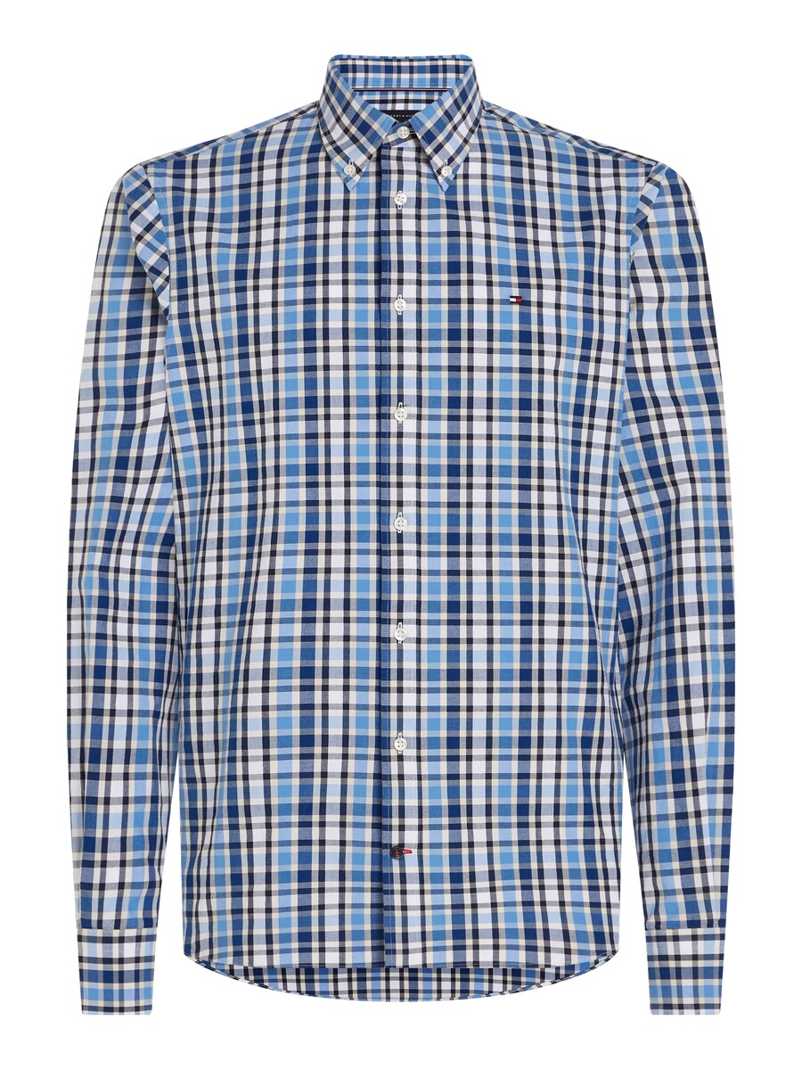 

Клетчатая рубашка TOMMY HILFIGER Regular fit Button Up Shirt CL-W OXFORD, синий