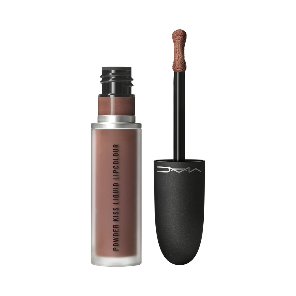 

Жидкая помада powder kiss liquid lip Mac, цвет buffiest, 5 мл