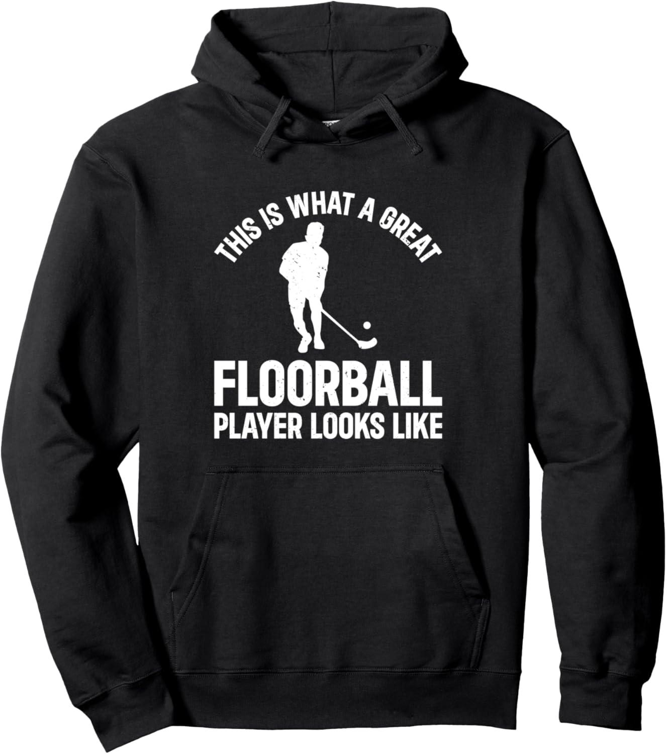 

Unihockey Floorball - Потрясающая толстовка для флорболиста Unihockey Floorball Player Floorball Quotes, черный