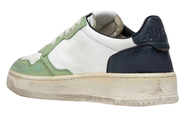 Кроссовки medalist super vintage low leather sneakers 'white green teal' Autry, белый — фото 4