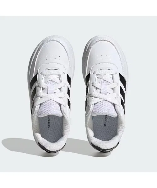 Детские кроссовки adidas COREBREAK 2.0 бело-чёрные — фото 2