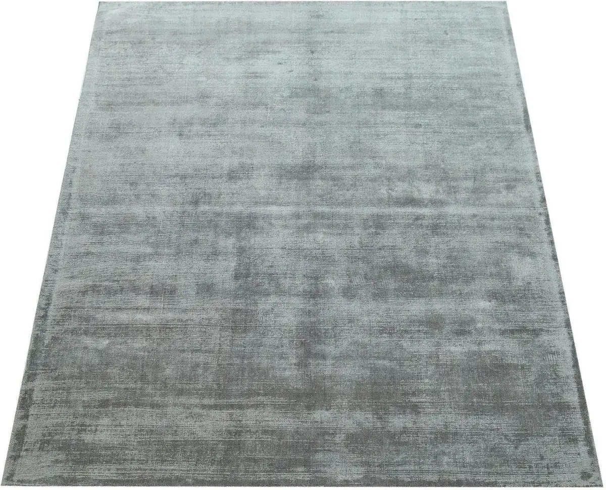

Ковер Paco Home "Glori 330", прямоугольный, ручное плетение, короткий ворс, 100% вискоза, ручное плетение, с легким отливом 160х230 см, серый