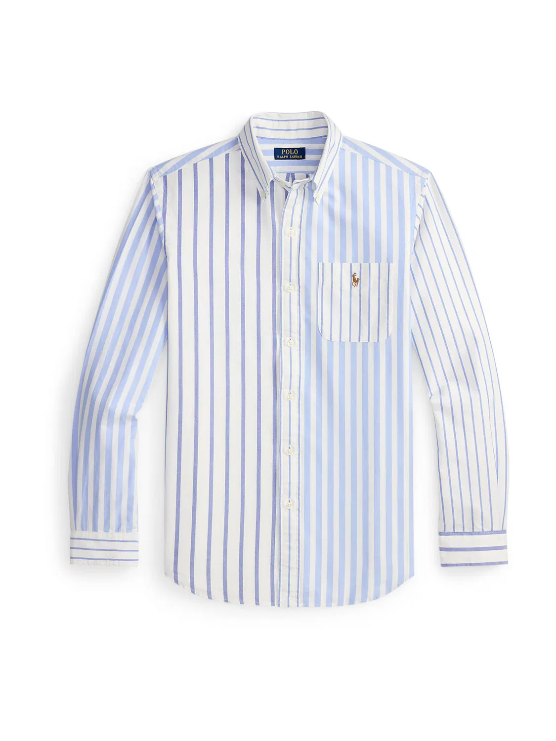Рубашка Polo Ralph Lauren Comfort fit на пуговицах синий, небесно-голубой