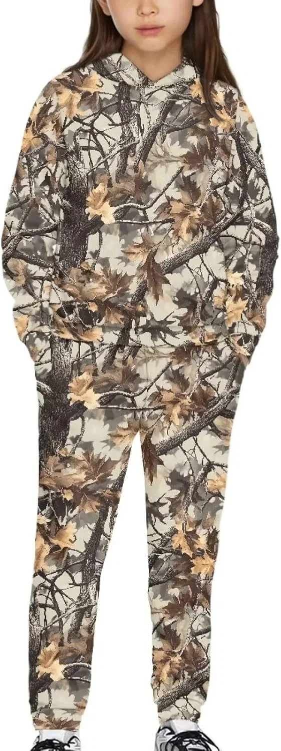 Детский спортивный костюм Xpyiqun, 2 предмета, Camo C