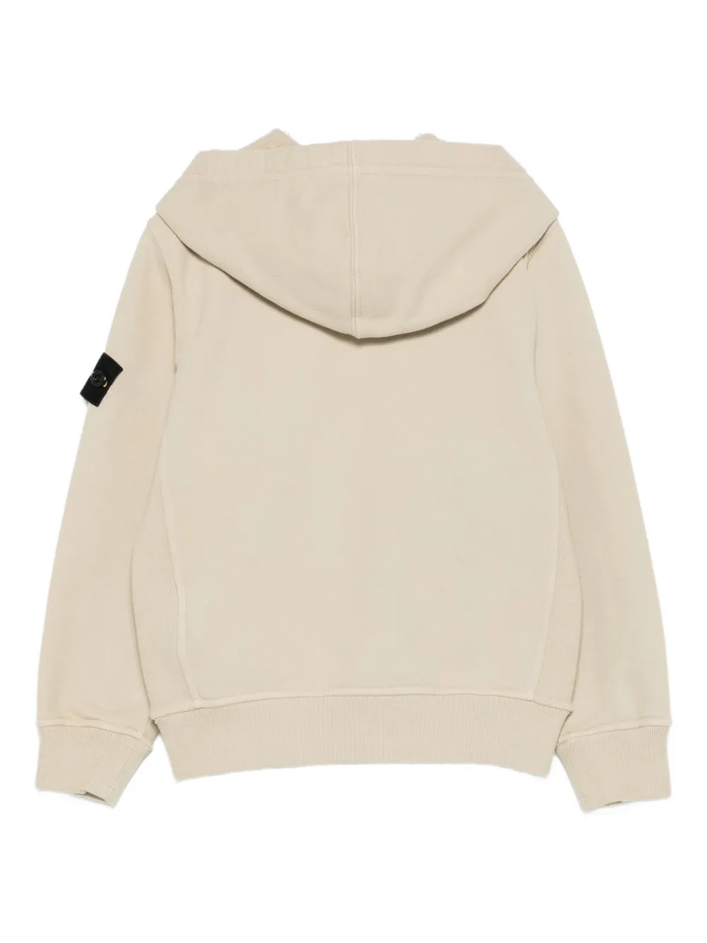 Толстовка на молнии с нашивкой-компасом Stone Island Junior, нейтральный — фото 2