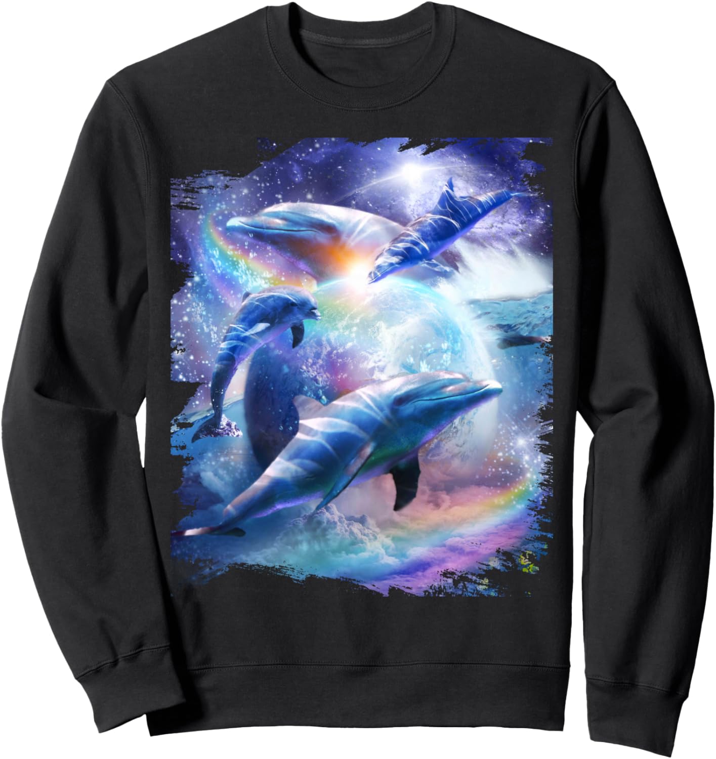 

Толстовка Galaxy Dolphin - Space Dolphin, черная Random Galaxy