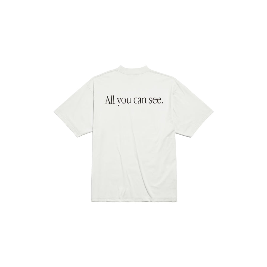 Футболка Balenciaga 360 Sunglasses T-Shirt 'White', белый — фото 2