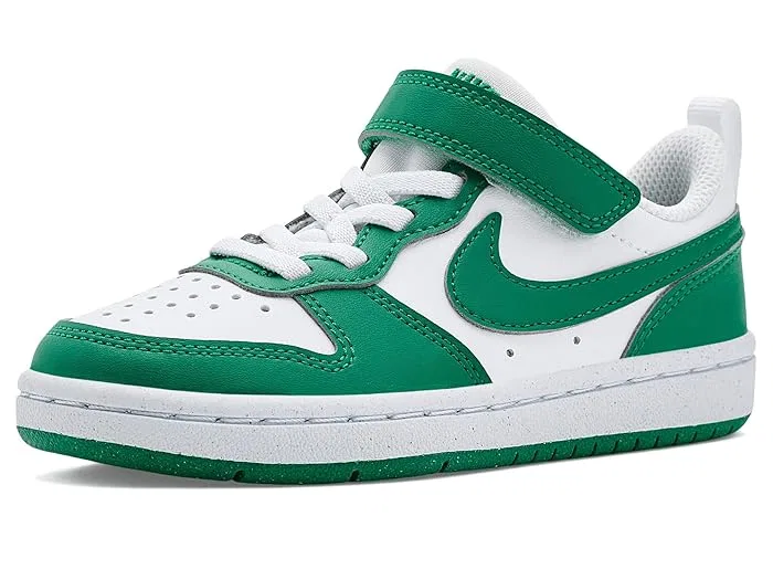 Кроссовки Nike Court Borough Low Recraft, White/Malachite/Malachite/White — фото 2