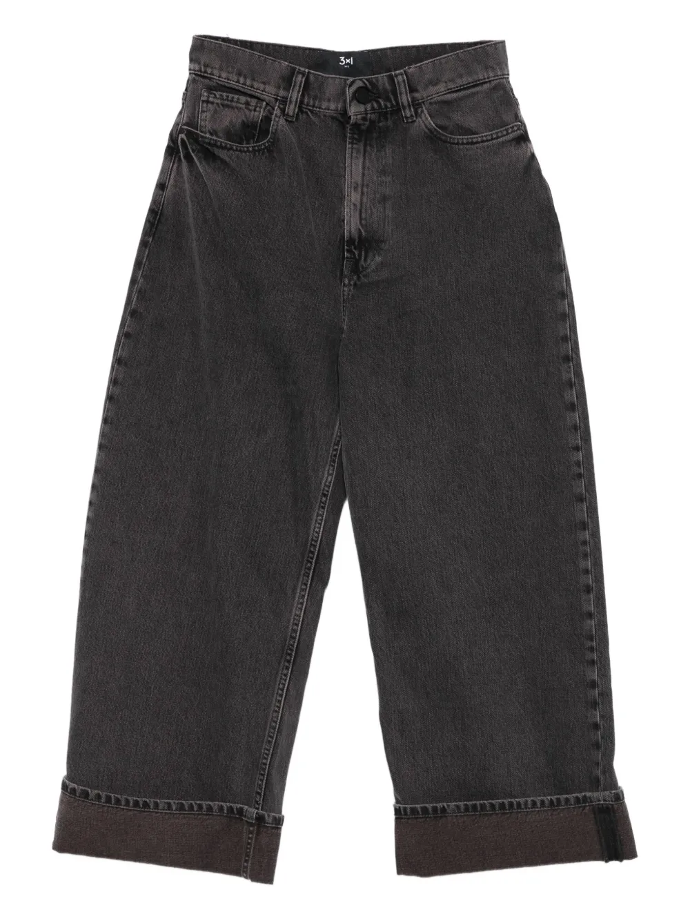 

Широкие джинсы 3X0, черный