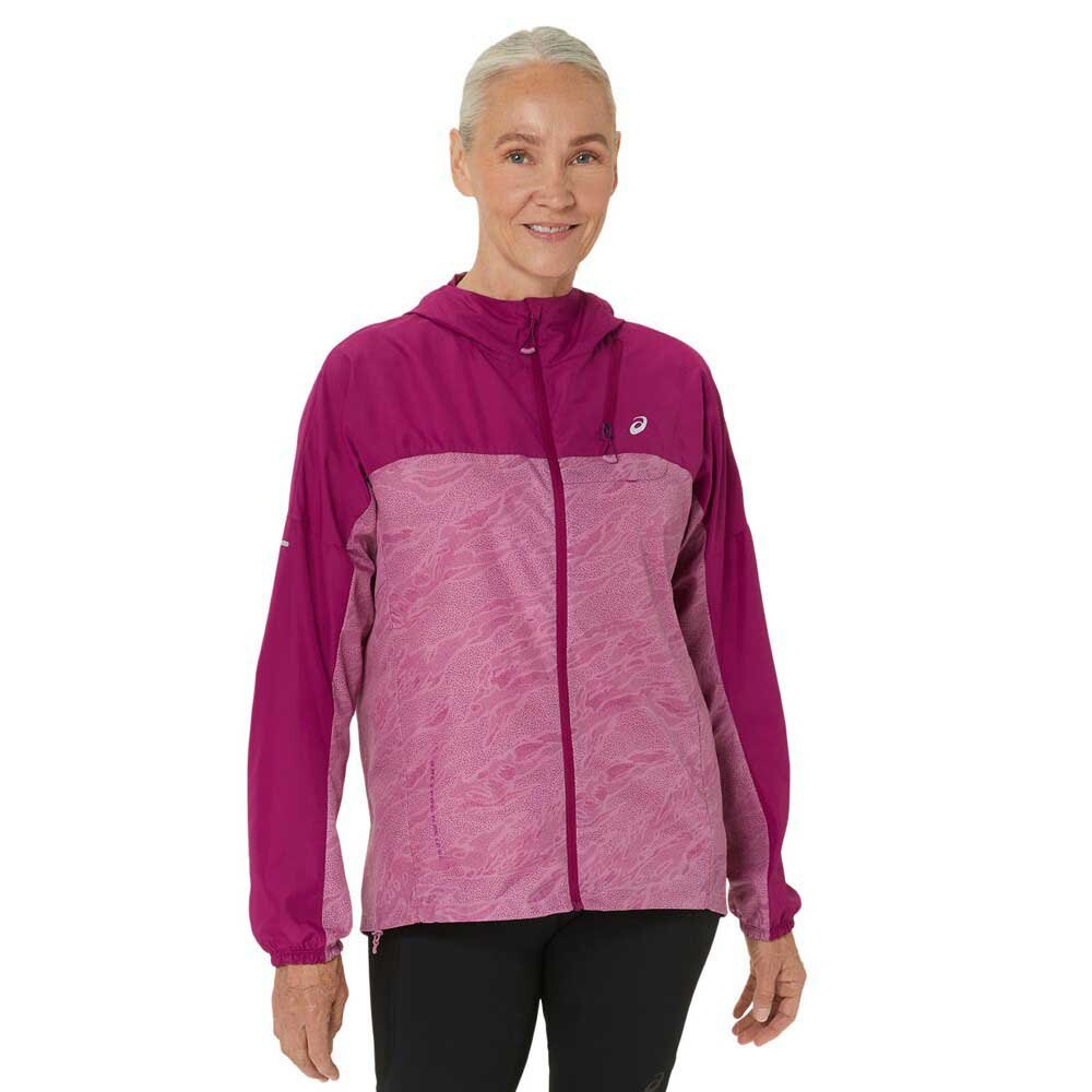 

Куртка Asics Fujitrail Packable Windbreaker, розовый