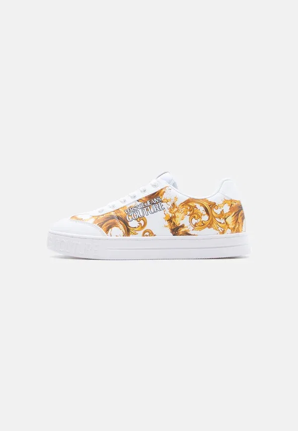 Кроссовки теннисные Versace Jeans Couture, белый/золотистый