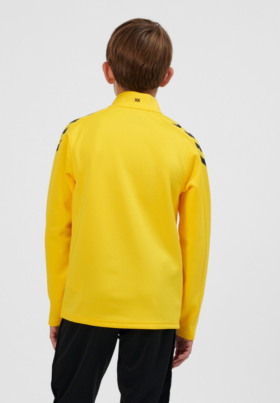 Толстовка Hummel Zip-up sweatshirt, Sports Yellow/Yellow — фото 3
