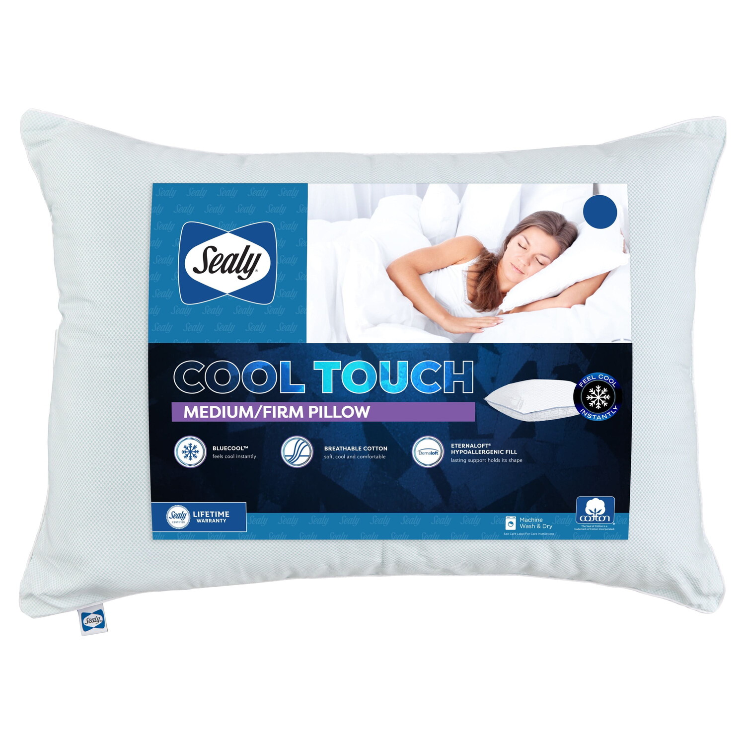 

Подушка Sealy Cool Touch, цвет White