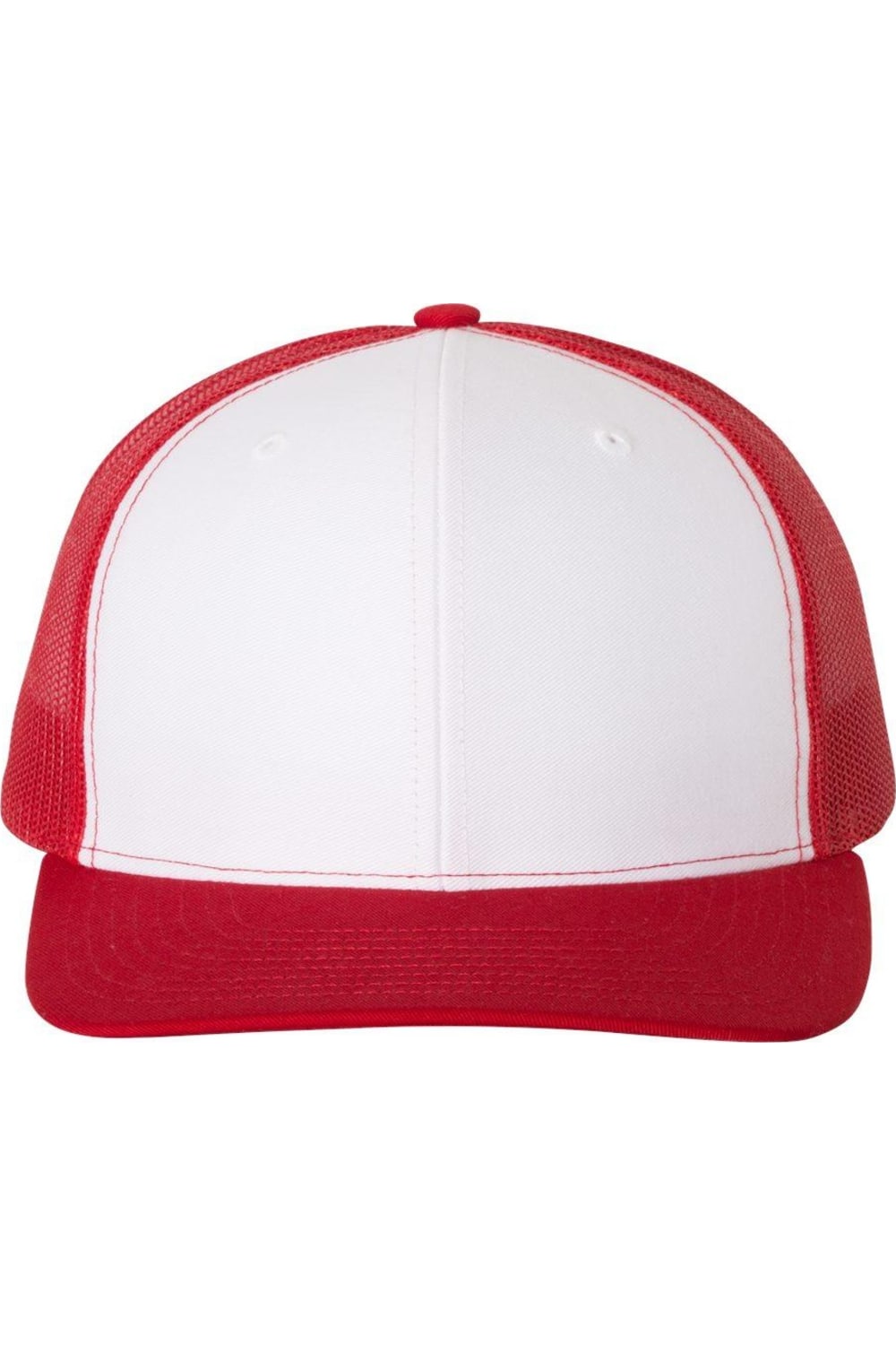 

Регулируемая бейсболка дальнобойщика Richardson Snapback, белый/красный