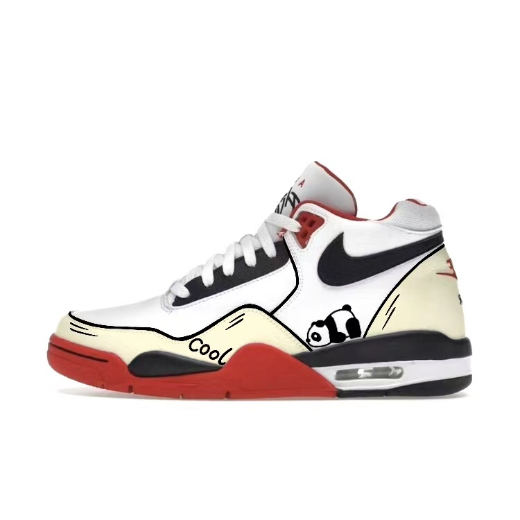 

Nike Кроссовки баскетбольные мужские Mid top Vintage белые с амортизацией Flight Legacy и износостойкой подошвой