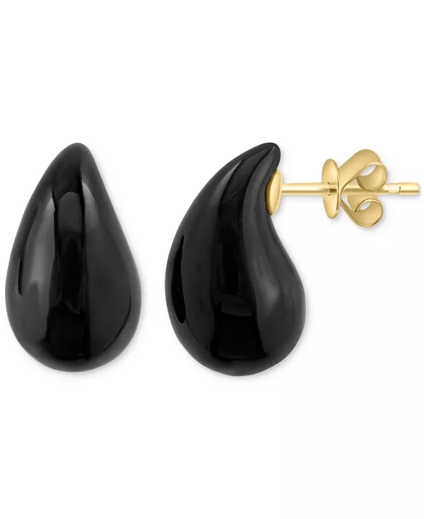 

Серьги-Гвоздики Effy Onyx в форме бабочки из 14-каратного золота Effy Collection, onyx