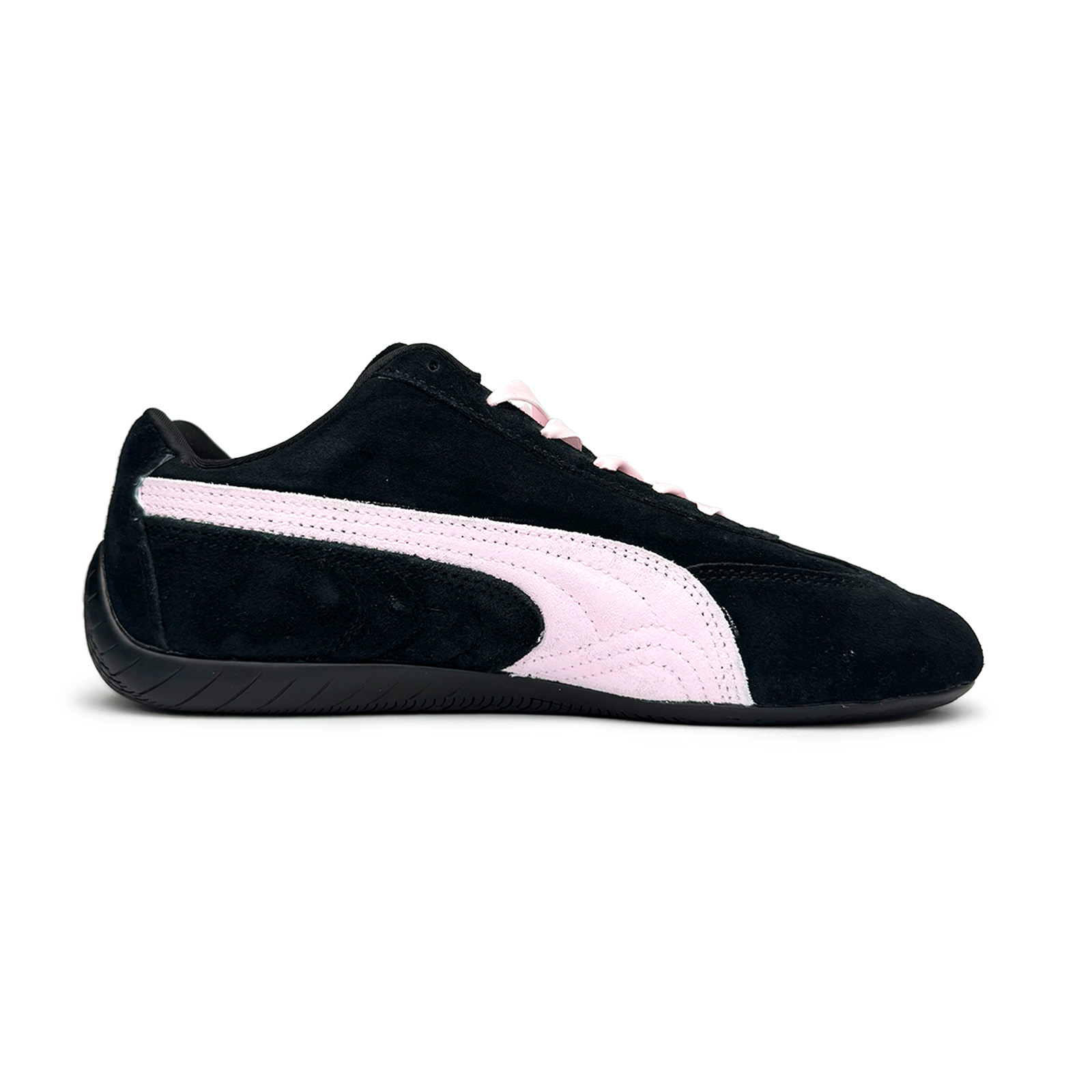 Speedcat Collection Thorn Rose устойчивые к истиранию низкие кеды унисекс black pink PUMA, черный/розовый — фото 4